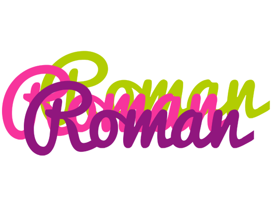 Roman flowers logo