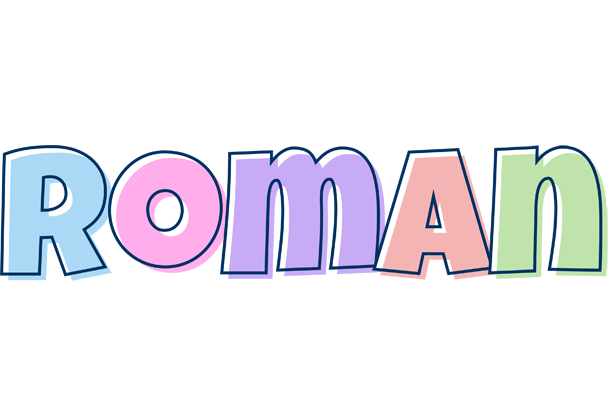 Roman pastel logo