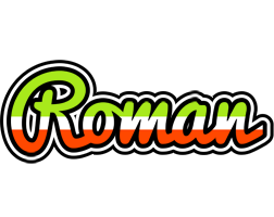 Roman superfun logo