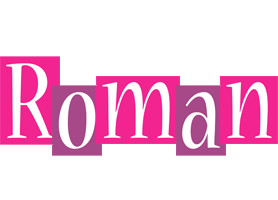 Roman whine logo