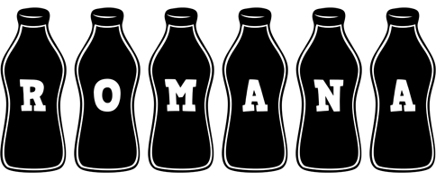 Romana bottle logo