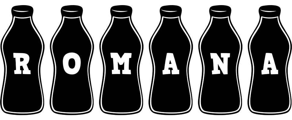 Romana bottle logo