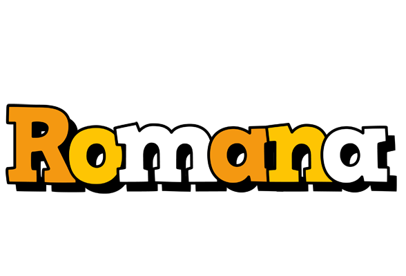 Romana cartoon logo