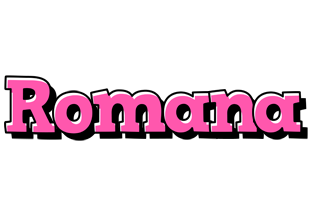 Romana girlish logo