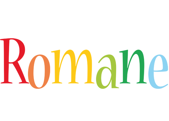 Romane birthday logo