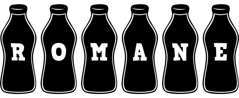 Romane bottle logo