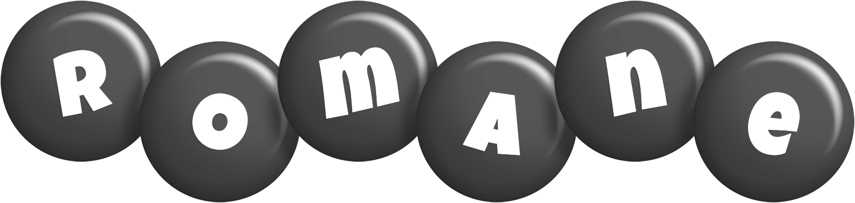 Romane candy-black logo