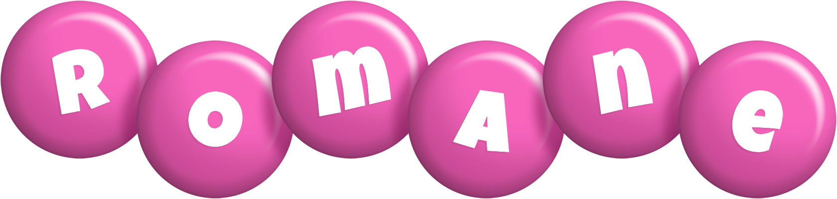 Romane candy-pink logo