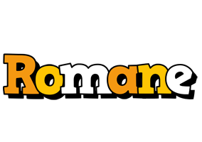 Romane cartoon logo