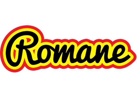 Romane flaming logo