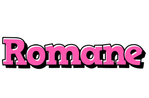 Romane girlish logo