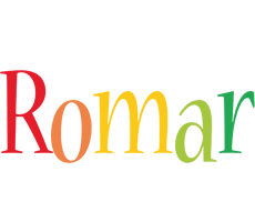 Romar birthday logo