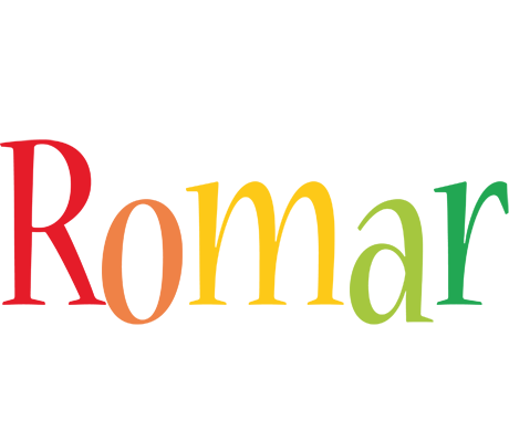Romar birthday logo