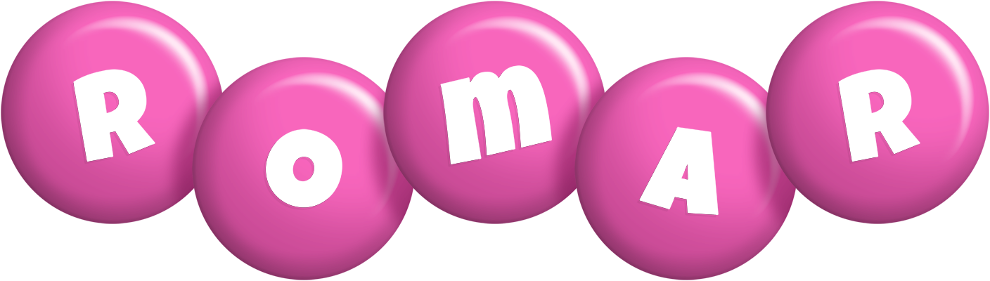 Romar candy-pink logo