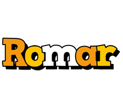 Romar cartoon logo