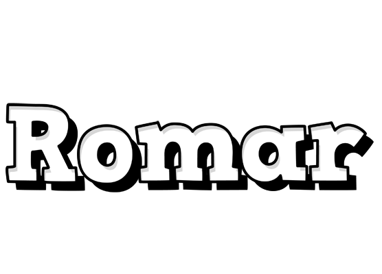 Romar snowing logo