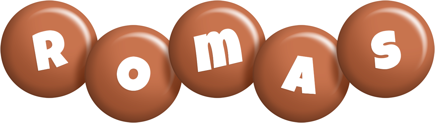 Romas candy-brown logo