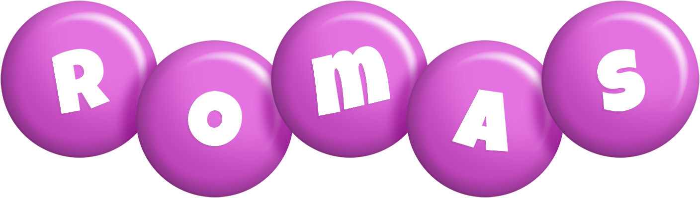 Romas candy-purple logo