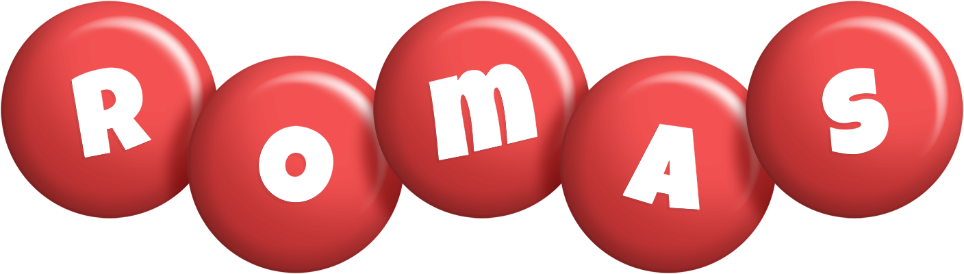 Romas candy-red logo