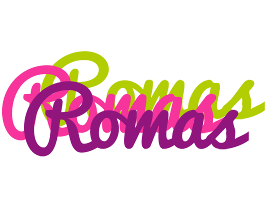 Romas flowers logo