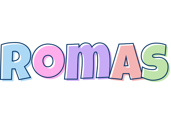 Romas pastel logo