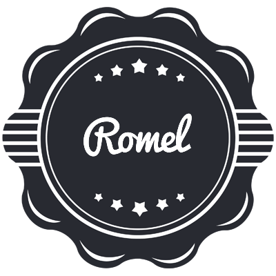 Romel badge logo