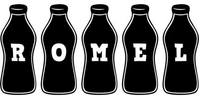 Romel bottle logo