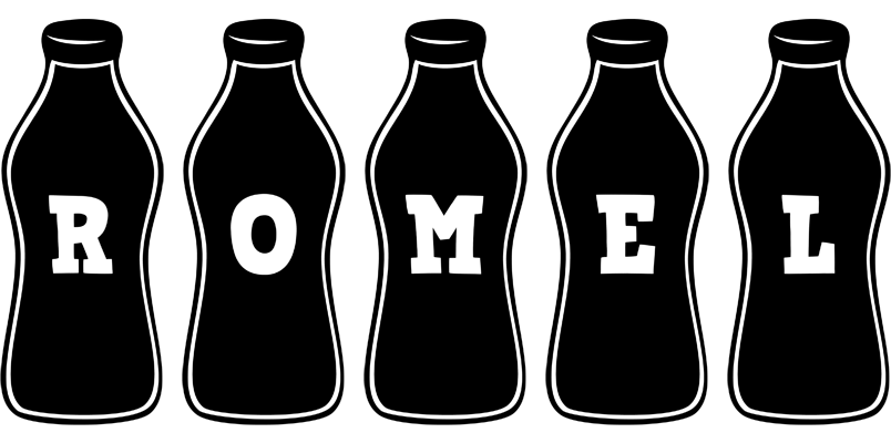 Romel bottle logo