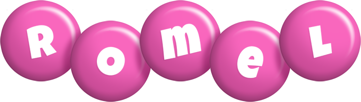 Romel candy-pink logo