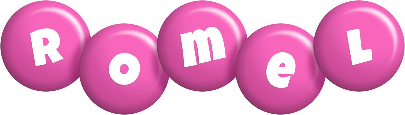 Romel candy-pink logo