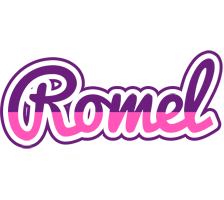 Romel cheerful logo