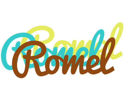Romel cupcake logo