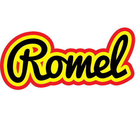 Romel flaming logo