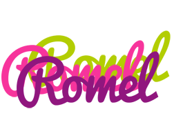 Romel flowers logo