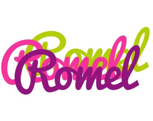 Romel flowers logo