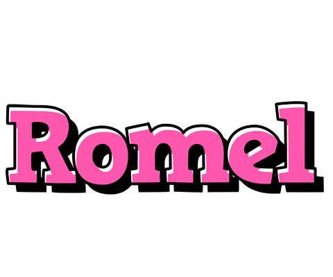 Romel girlish logo