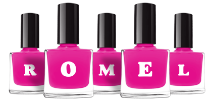 Romel nails logo