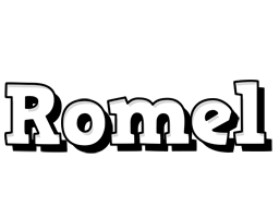 Romel snowing logo