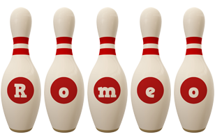Romeo bowling-pin logo