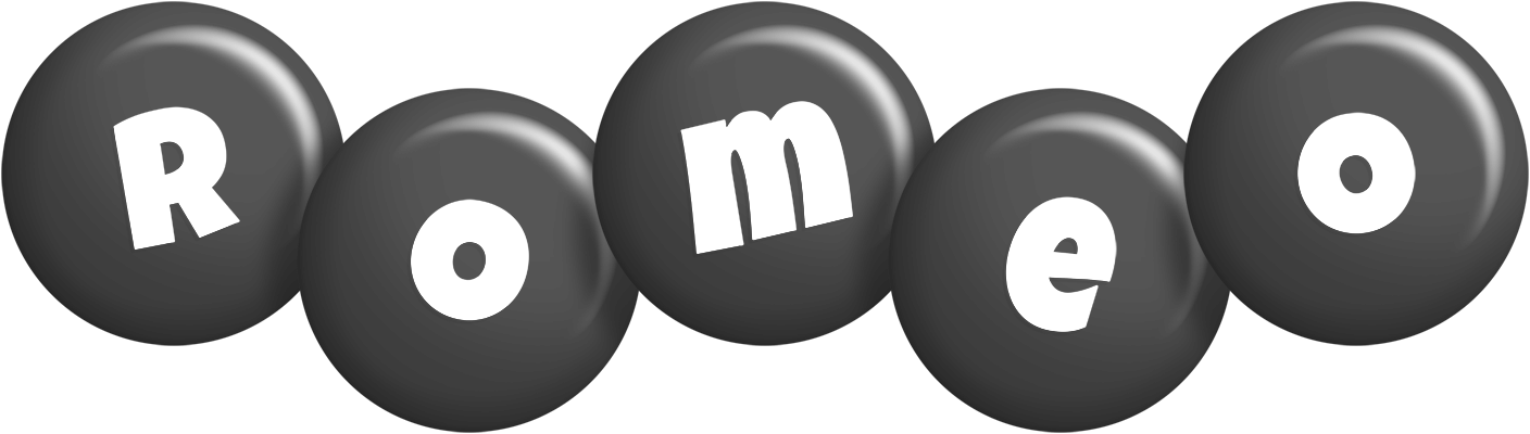 Romeo candy-black logo