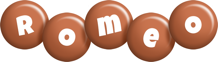 Romeo candy-brown logo