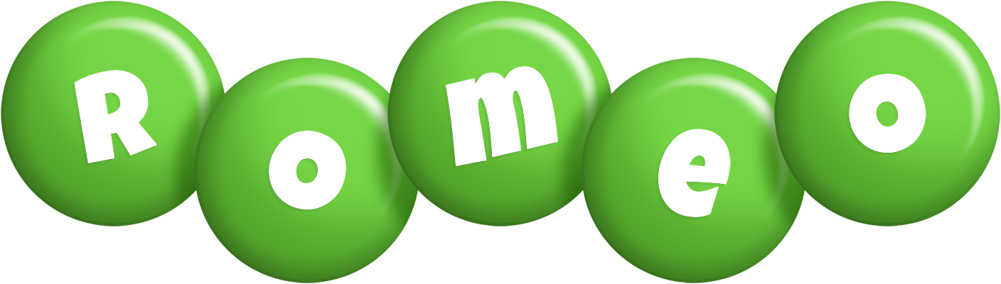 Romeo candy-green logo