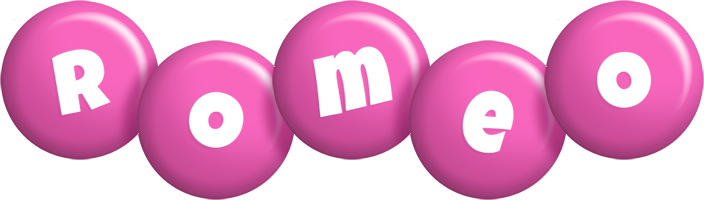 Romeo candy-pink logo