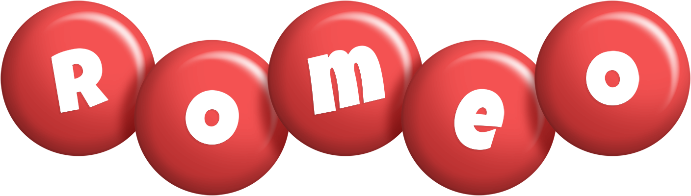 Romeo candy-red logo