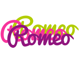 Romeo flowers logo