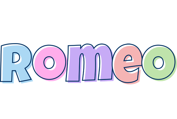 Romeo pastel logo