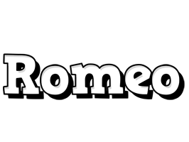 Romeo snowing logo