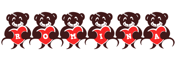 Romina bear logo