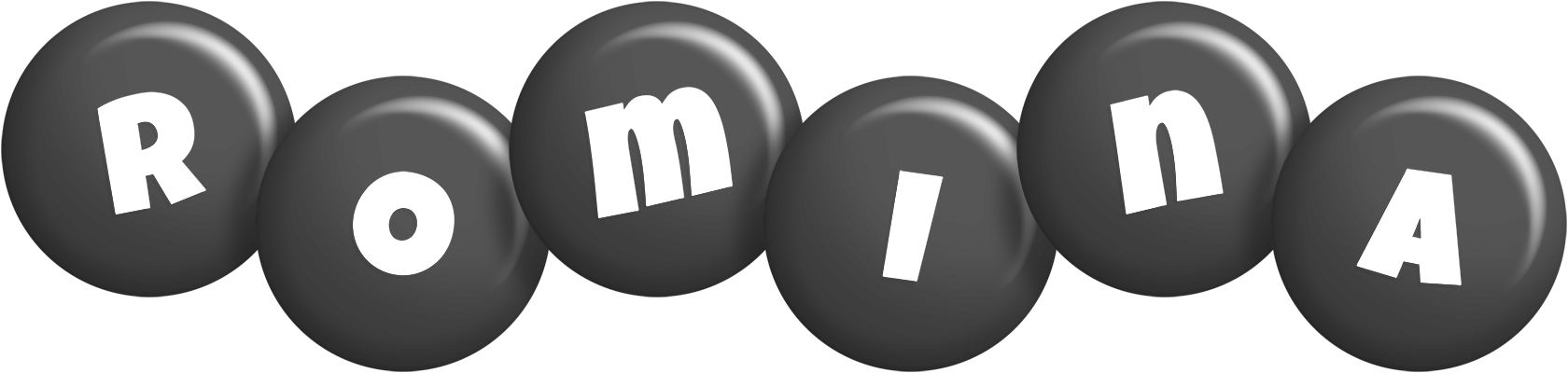 Romina candy-black logo
