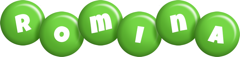 Romina candy-green logo